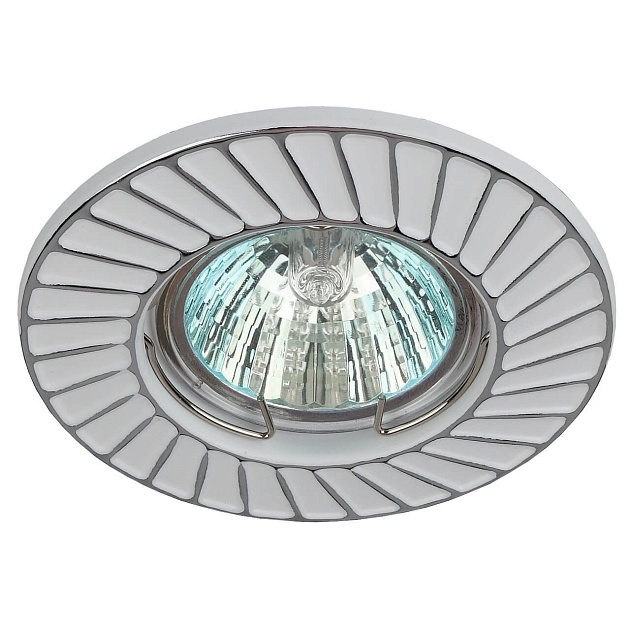 Встраиваемый светильник ЭРА Штампованный ST6 CH/WH Б0036488 Фото № 1