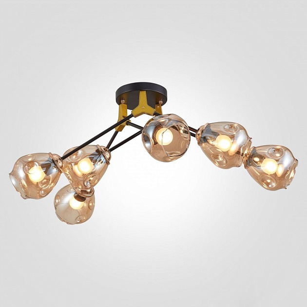 Потолочная люстра Arte Milano Amalfi 252588/6 Br изображение 5 Потолочная люстра Arte Milano Amalfi 252588/6 Br Фото № 5