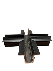 Коннектор X-образный Hesby Lighting ElDeko для встраиваемого шинопровода, чёрный HSBL_0160 2