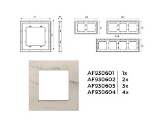 Рамка AMBRELLA VOLT AF930601 3