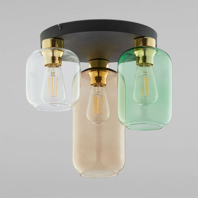 Потолочная люстра TK Lighting 3318 Marco Green Фото № 1