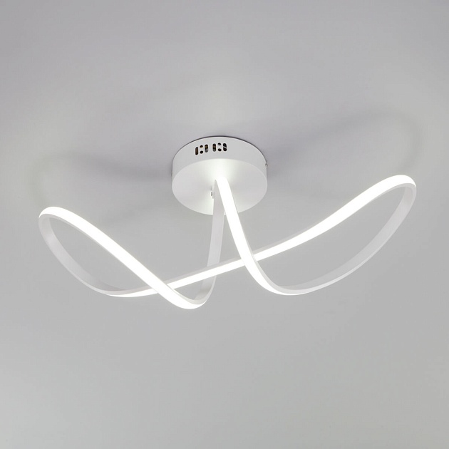 Потолочный светодиодный светильник Eurosvet Fold 90112/1 белый фото 