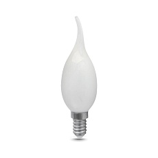 Лампа светодиодная филаментная диммируемая Gauss E14 9W 3000К матовая 104201109-D 3