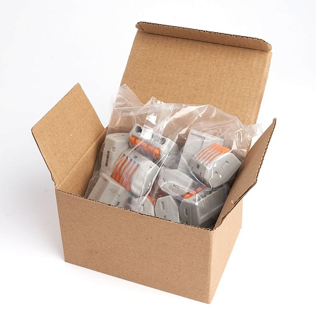 Клемма строительно-монтажная 5-проводная Stekker, LD222-615 39868 изображение 3 Клемма строительно-монтажная 5-проводная Stekker, LD222-615 39868 Фото № 3