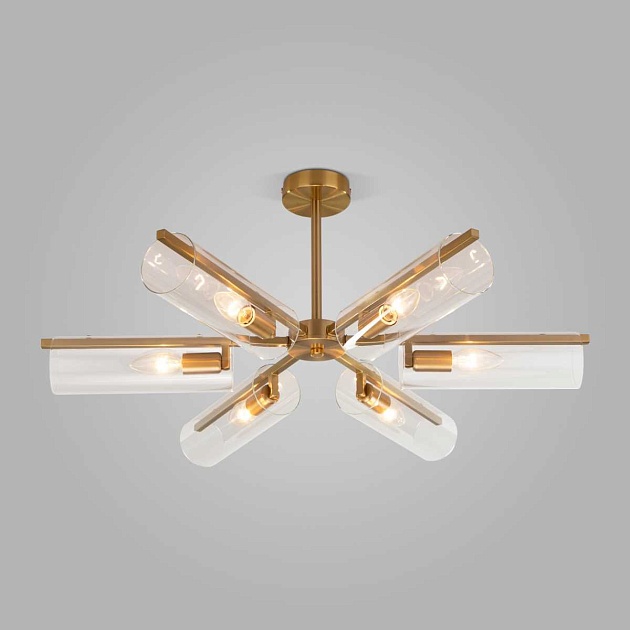 Потолочная люстра Eurosvet Trompeta 70144/6 латунь Фото № 1