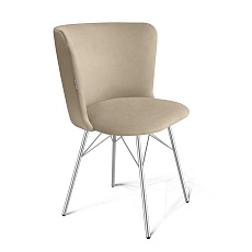 Кухонный стул Sheffilton SHT-ST36/S64 ванильный крем/хром лак 1899603601