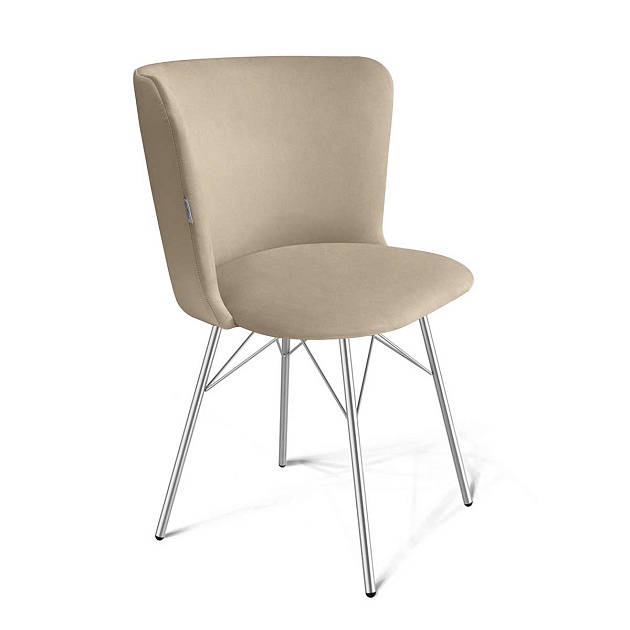 Кухонный стул Sheffilton SHT-ST36/S64 ванильный крем/хром лак 1899603601 Фото № 1