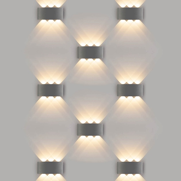 Уличный настенный светодиодный светильник Elektrostandard 1551 Techno LED Twinky Trio a038417 фото 5