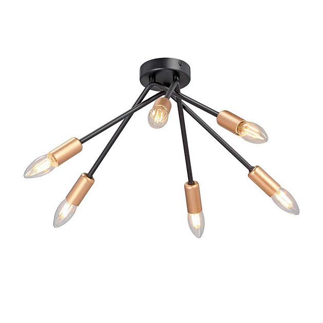 Потолочная люстра Vitaluce V3021-1/6PL изображение 2 Потолочная люстра Vitaluce V3021-1/6PL Фото № 2