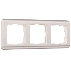 Рамка на 3 поста Werkel Stream перламутровый W0032113 4690389162312