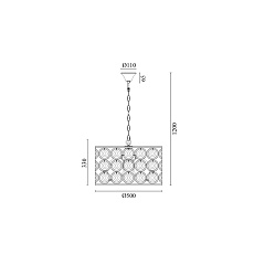 Подвесная люстра Vele Luce Sophie VL3233P08 4