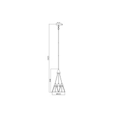Подвесной светильник Vele Luce Storm VL6136P03 3
