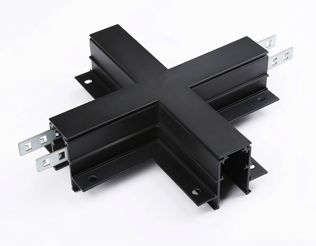 Коннектор X-образный для встраиваемого шинопровода Ambrella light Track System Magnetic GL3358 фото 2