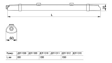 Потолочный светодиодный светильник IEK ДСП LDSP0-1308-18-4000-K01 1