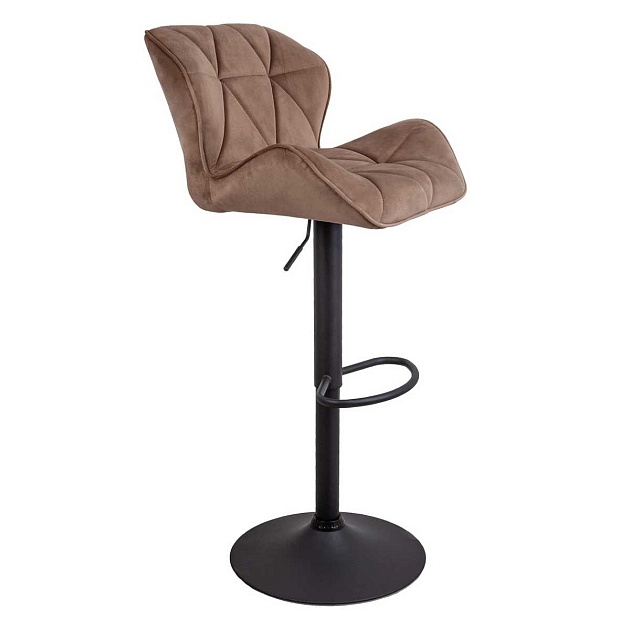 Барный стул AksHome Berlin капучино, велюр 70476 Фото № 1
