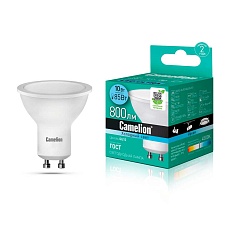 Лампа светодиодная Camelion GU10 10W 4500K LED10-GU10/845/GU10 13683