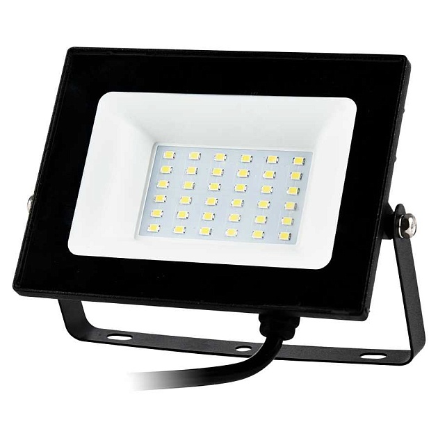 Светодиодный прожектор HiTT-FL1-30W-IP65-6 изображение 1 Светодиодный прожектор HiTT-FL1-30W-IP65-6 Фото № 1