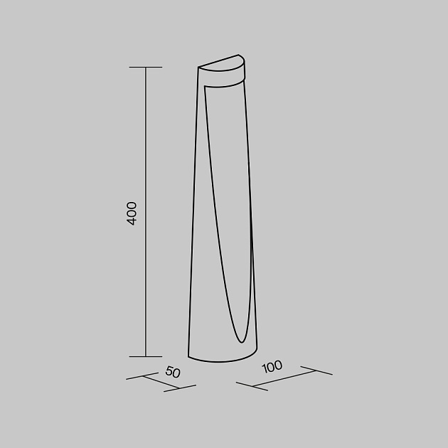 Уличный светодиодный светильник Maytoni Konus O463FL-L7GF3K изображение 2 Уличный светодиодный светильник Maytoni Konus O463FL-L7GF3K Фото № 2