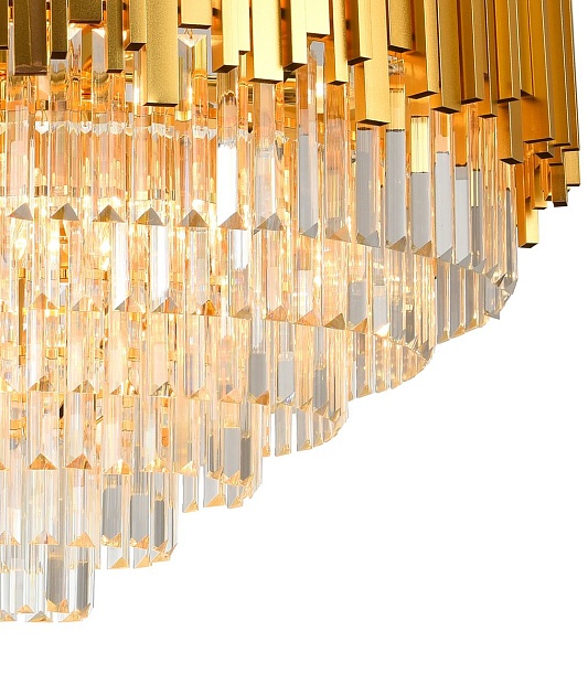 Подвесная люстра Natali Kovaltseva Vertigo 81440/12C Gold Фото № 2