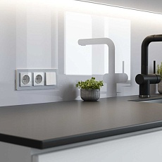 Выключатель Werkel одноклавишный белый акрил W1112141 4690389197260 1