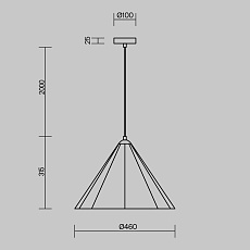 Подвесной светильник Freya Felt Acoustic FR5479PL-01GR 1