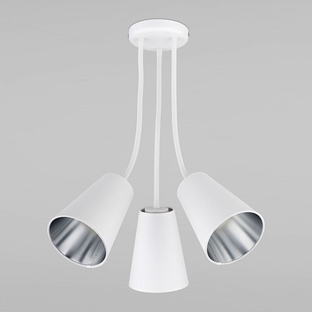 Потолочная люстра TK Lighting 3241 Wire Silver Фото № 1