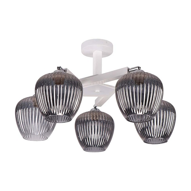 Потолочная люстра ЭкономСвет 10117/5WT+CR SM Фото № 1