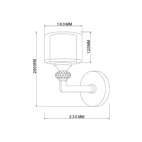 Бра Vele Luce Lotus VL1054W01 Фото № 5