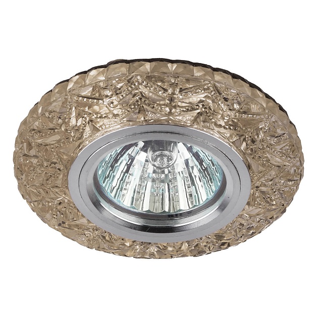 Встраиваемый светильник ЭРА LED с подсветкой DK LD4 CHP/WH Б0028122 Фото № 1