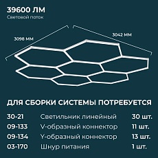 Накладной линейный светодиодный светильник Apeyron Net 30-21 2