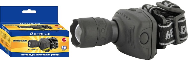 Налобный светодиодный фонарь Ultraflash Headlite от батареек 80х60 70 лм LED5354 11549 фото 6