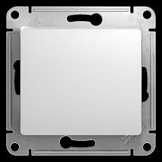 Выключатель одноклавишный Systeme Electric Glossa 10A 250V белый GSL000111
