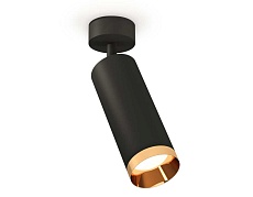 Комплект накладного светильника Ambrella light Techno Spot XM6343005 SBK/PYG черный песок/золото желтое полированное (A2210, C6343, N6134)