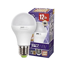 Лампа светодиодная Jazzway E27 12W 3000K матовая 1033703