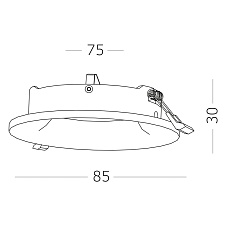 Встраиваемый светильник ST Luce ST263.508.01 1