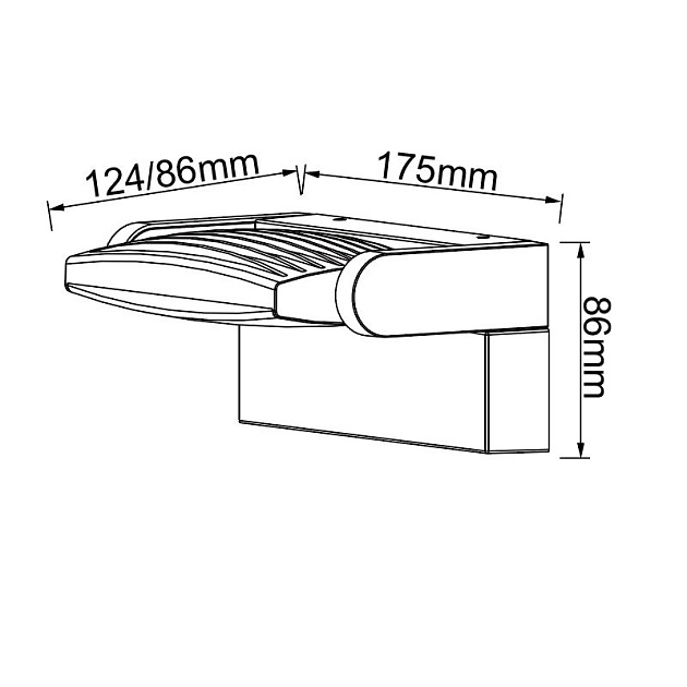 Уличный настенный светодиодный светильник Mantra Hood 8896 изображение 2 Уличный настенный светодиодный светильник Mantra Hood 8896 Фото № 2