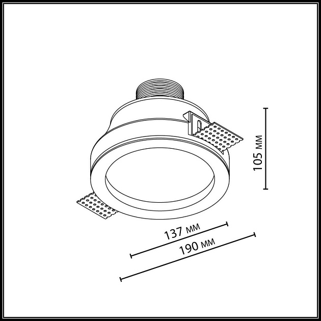 Встраиваемый светильник Odeon Light Montana Hightech 7168/7CL Фото № 4