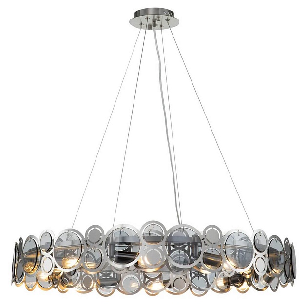 Подвесная люстра Indigo Sole 12016/10P Nickel V000006 изображение 1 Подвесная люстра Indigo Sole 12016/10P Nickel V000006 Фото № 1