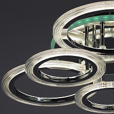 Потолочная светодиодная люстра Reluce 09812-3.3-3+3D CR (RGB) 2