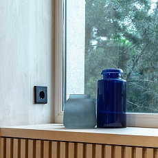 Розетка с заземлением, безвинтовой зажим Werkel черный матовый W1171308 4690389156908 2