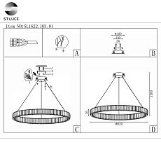 Подвесная люстра ST Luce SL1622.183.01 1