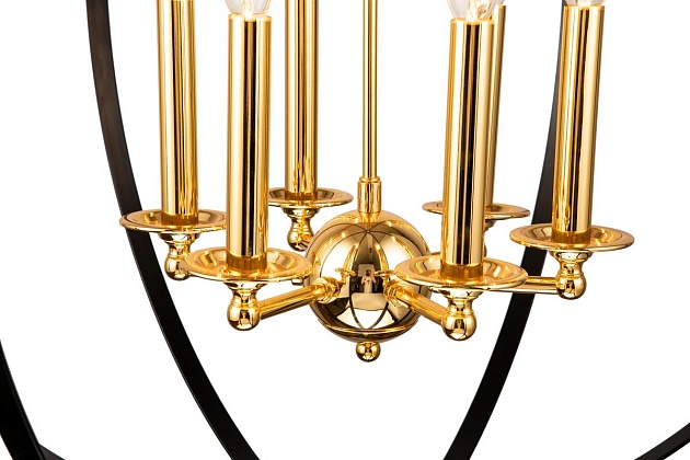 Подвесная люстра iLamp Element 9977-800 Gold&Black Фото № 4