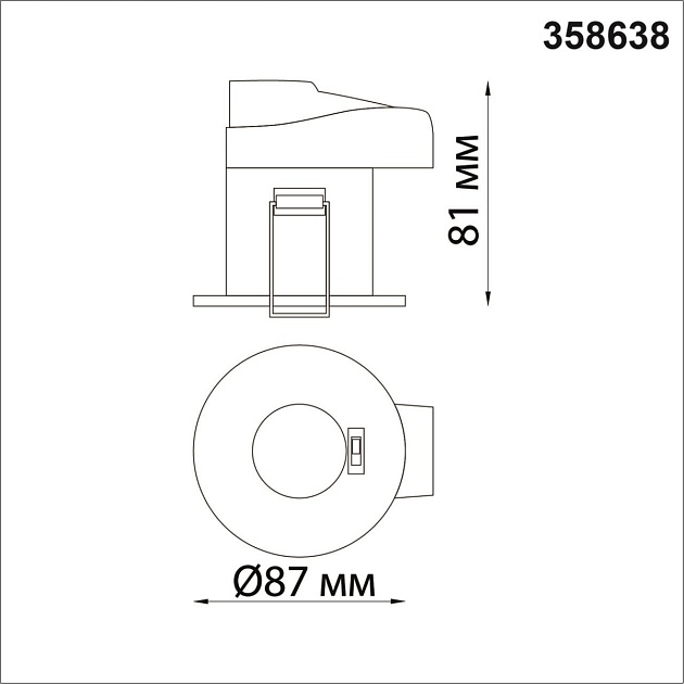 Встраиваемый светодиодный светильник Novotech Spot Regen 358638 Фото № 6