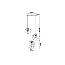 Подвесной светильник Vele Luce Alieno VL5352P03 3