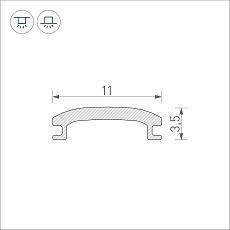Рассеиватель Arlight Stretch-Shadow-100M Opal-PVC 046369 1