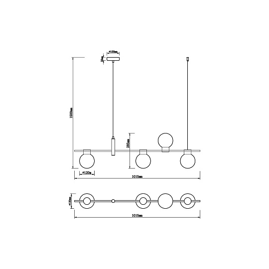 Подвесной светильник Vele Luce Ideale VL5872P24 изображение 5 Подвесной светильник Vele Luce Ideale VL5872P24 Фото № 5