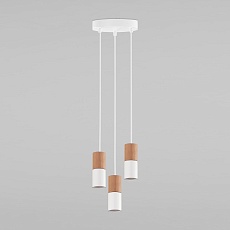 Подвесная люстра TK Lighting 6306 Elit White Wood