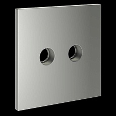 Накладка для розетки телевизионной оконечной TV+SAT S70 (сталь) Voltum VLS001605