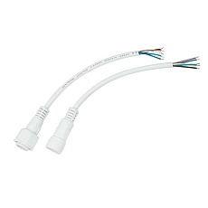 Соединительный кабель (5pin) герметичный (IP67) 5х0.5мм² белый REXANT 11-9450