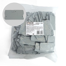 Торцевая заглушка для ЗНИ LD552 10 мм² (JXB ST 10), серый Stekker LD560-1-100 39993